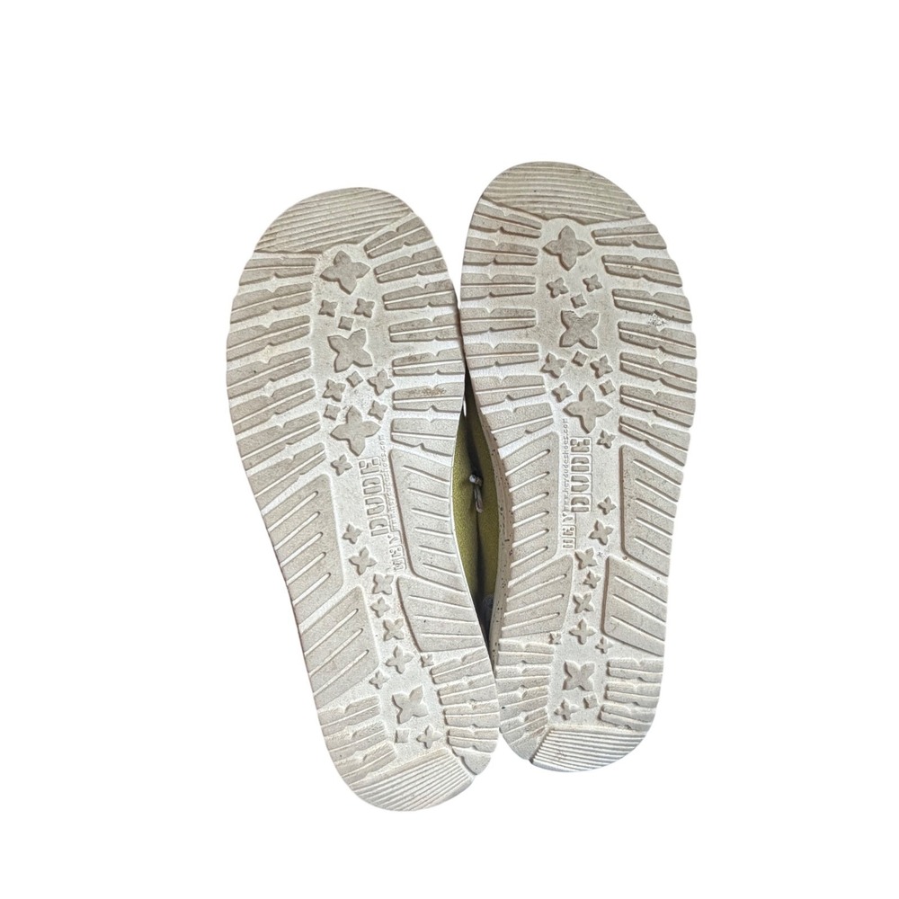 Hey Dude Women's Slip-On Yellow Canvas Shoes - Picture 4 of 9